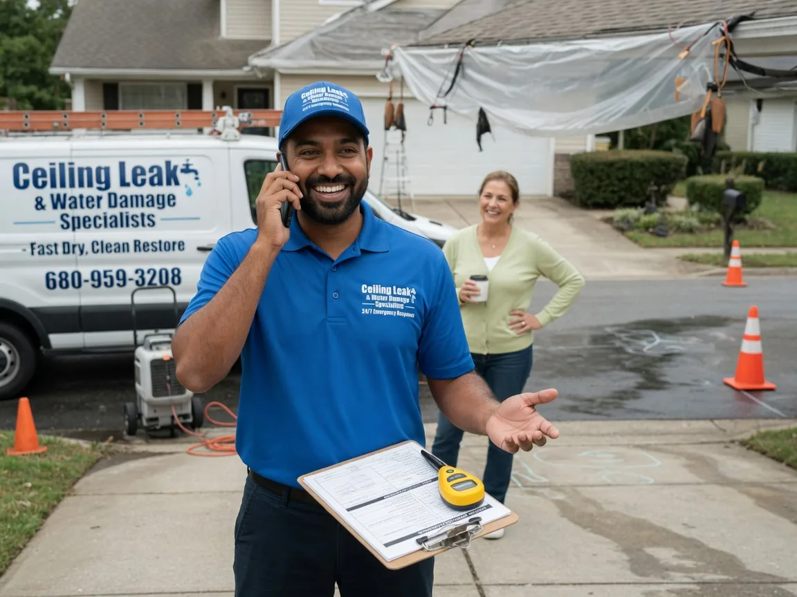 Ceiling Leak Cleanup Webster City, IA FAQs